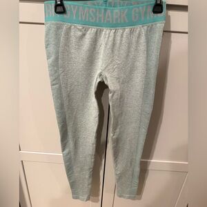 Gymshark Seamless Mint Leggings | Small 25” | Waist Logo Band 🦈
